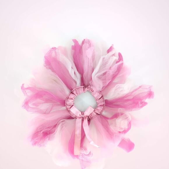 Unbranded Pink & White Tulle Ballet Style Pull On Skirt Tutu for 18" Dolls - GUC - Picture 8 of 11